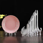 LonlyEagle 6 Pack 9 Inch Clear Plastic Easels or Stand/Plate Holders to Display - Image 4