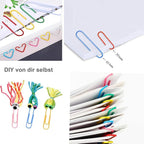 Vinaco Paper Clips Colorful, Durable and Rustproof, Coated Large Paperclips - Image 6