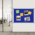 VIZ-PRO Notice Board Felt Blue, 48 X 24 Inches, 3 Pack - Image 7