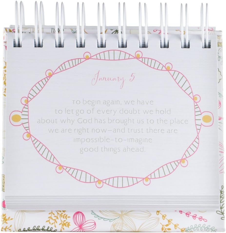 DaySpring Flip Calendar - God in Every Moment - 80299