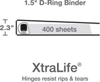 Oxford 3 Ring Binders, Binders for School and Office, Durable 1.5 Inch - Image 3