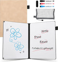AGM Portable White Board Dry Erase Notebook, 8.4" x 6" Double Sided Folding by AGM