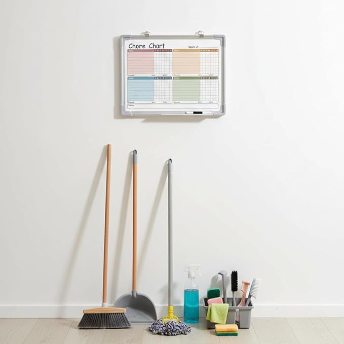 Lincia 12 x 16 Magnetic Dry Erase Chore Chart Board - Image 6