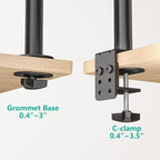 WALI Single Monitor Mount, Single Monitor Arm Desk Mount, Desk Monitors Stand - Image 7