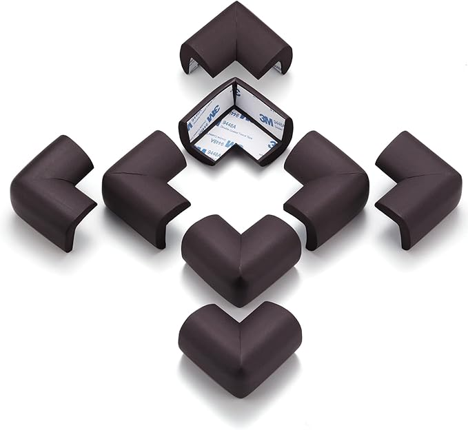 8 Pack Corner Protector for Baby, Heavy-Duty Soft Rubber Foam Furniture Corner - Image 3
