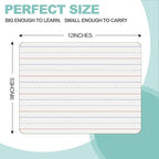 32 Pack Small White Boards, Double Sided Personal Dry Erase Boards - Image 3