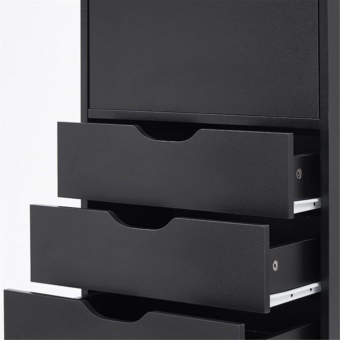 Naomi Home Carly 6-Drawer Craft & Office Storage Cabinet, – Mobile Filing Unit - Image 9