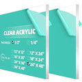 CALPALMY 1/2" Thick Clear Acrylic Sheets 24" x 48", Pre-Cut Plexiglass Sheets by CalPalmy
