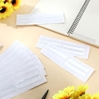 Jeyiour 100 Pcs Label Holders Adhesive Nameplate Pockets Storage Bin Labels - Image 4