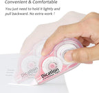 Dicatlon White Correction Tape 12 Pack, Easy Use Roller Applicator, Instant Dry - Image 8