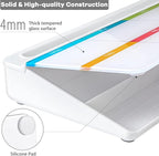 Varhomax Glass Weekly Dry Erase Desk White Board, Desktop to Do List Planner - Image 3