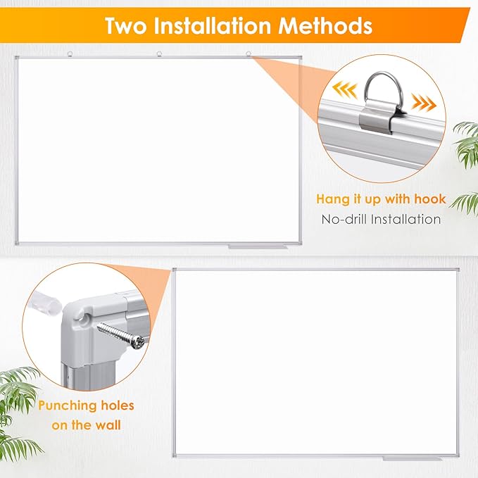 Maxtek White Board Dry Erase 72 x 48, Magnetic Dry Erase Whiteboard - Image 3