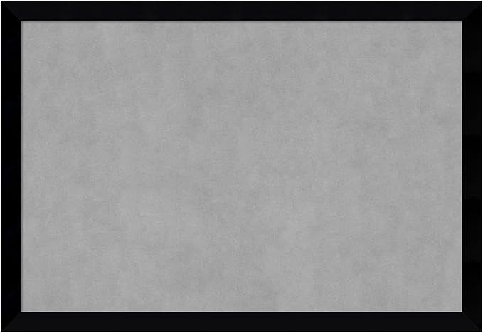Amanti Art Black Framed Magnetic Board 27x39 Large Vision Board by AmantiArt