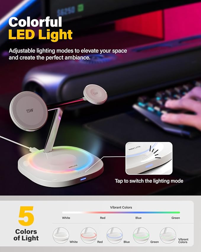 3 in 1 Magnetic Wireless Charger - Image 6