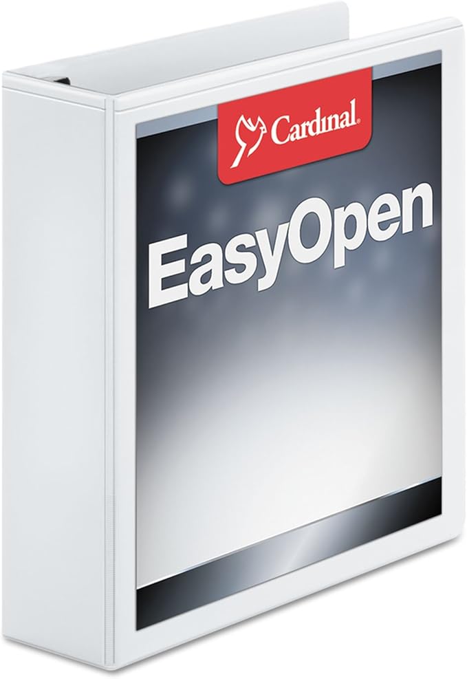 Cardinal 3 Ring Binder, 2 Inch Premier Easy Open Binder, ONE-Touch Locking - Image 7