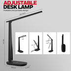 honeywell hwt-h2 led desk lamp, eye-caring full spectrum, close-up detail