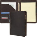 Geslun Genuine Leather 3 Ring Binder, 8.5 x 11 Letter Size Folio by Geslun