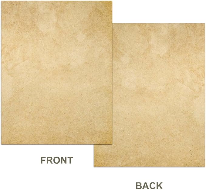 Cheericome Vintage Antique Letterhead Paper, 200 Sheets Double-Sided, 8.5" x 11" - Image 3