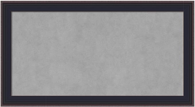 Amanti Art Black Framed Magnetic Board 15x27 Small Vision Board by AmantiArt