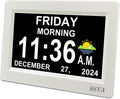 ssya digital calendar alarm clock - dementia clocks, main product view