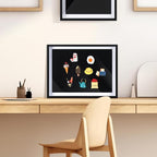 Vicenpal 1 Pcs Large Magnetic Board 16" x 12" Magnet Display Board Removable - Image 4