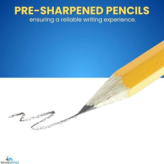 1InTheOffice Pre Sharpened Pencils #2, Pencils - Image 6