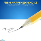 1InTheOffice Pre Sharpened Pencils #2, Pencils - Image 6