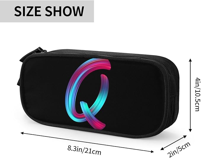 Pazacon Cute Initial Pencil Case - Image 2
