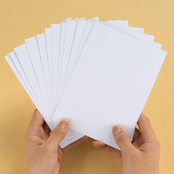 50 Sheets Blank Cardstock Paper 250 GSM Thick Heavy Cards Stock - Image 3