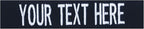 Custom Uniform Name Tapes Solid Colors. Made in The U.S.A. Ships Under 24 by NORTHERNSAFARI