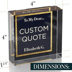 Custom Acrylic Sign Personalized, Custom Desk Name Plate, 18 Styles, - Image 8