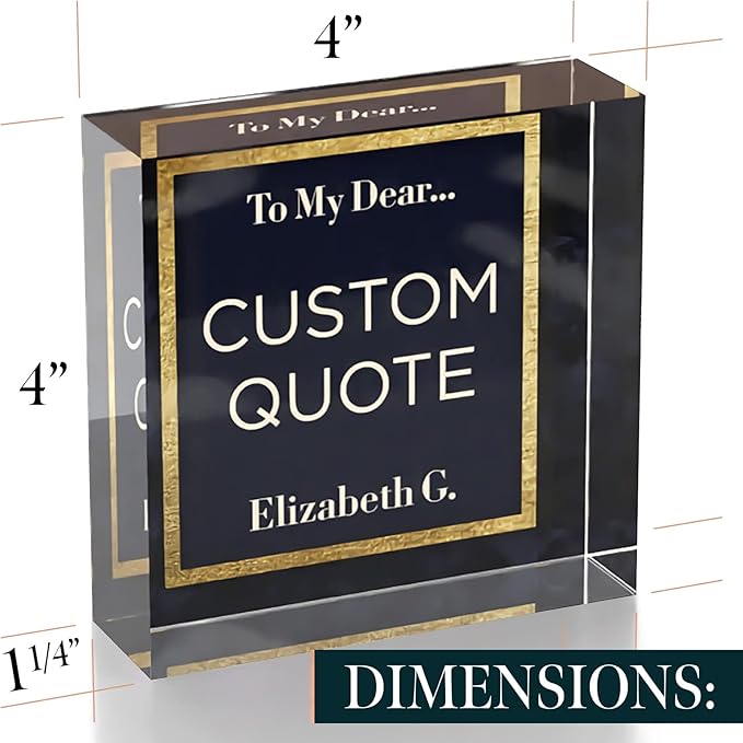 Custom Acrylic Sign Personalized, Custom Desk Name Plate, 18 Styles, - Image 8