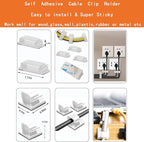 319pcs Cable Management Organizer Kit, Desk Cord Organizer, 98 Adhesive Cable - Image 5