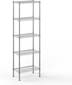 Regal Altair 14" Deep x 24" Wide x 74" Height Wire Shelving Kit | 5-Tier | NSF by Regal+Altair