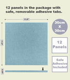 DECORITA Felt Wall Tiles | Large Cork Board Alternative | Aesthetic Felt - Image 3
