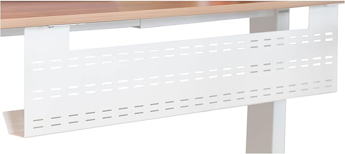 Stand Up Desk Store Under Desk Cable Management Tray Horizontal Computer Cord by SStandUpDeskStore