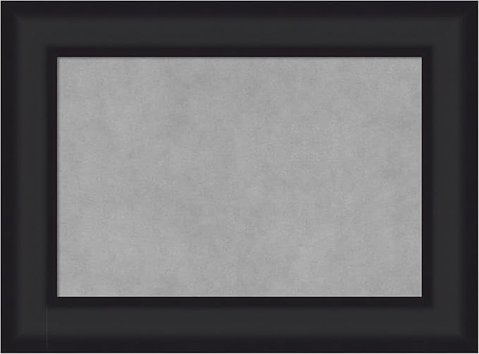 Amanti Art Black Framed Magnetic Board 17x23 Small Vision Board by AmantiArt
