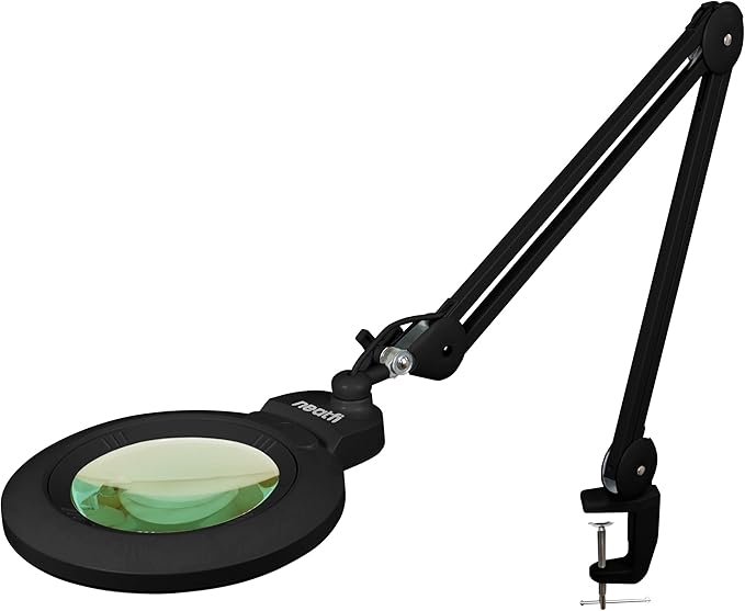Neatfi XL Bifocal LED Magnifying Lamp, 7-Inch Acrylic Lens, 5D/20D Magnification by Neatfi