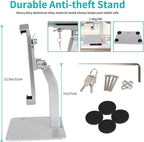 YOOZ Anti Theft Tablet Holder, Secure Desktop iPad Mount Lock, All Metal - Image 6