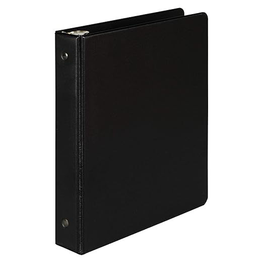 Samsill Economy 1 Inch Mini 3 Ring Binder, Made in The USA, Round Ring Binder by Samsill