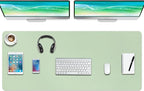 Boutilon Leather Desk Pad Protector, Non-Slip Mouse Pad, Laptop Desk Pad by Boutilon