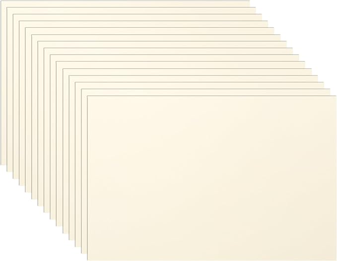 Guakicae 60 Sheets Cream Cardstock 4 x 6 Ivory Paper, 300gsm/110lb Heavyweight by Guakicae