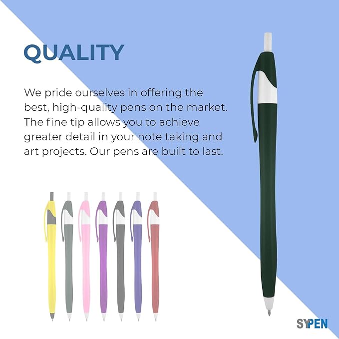 SyPen Personalized Pens With your Custom Logo or Text-1000 Pack Bulk-for - Image 5
