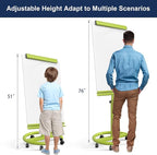 TSJ OFFICE Rolling Whiteboard Standing - Image 3