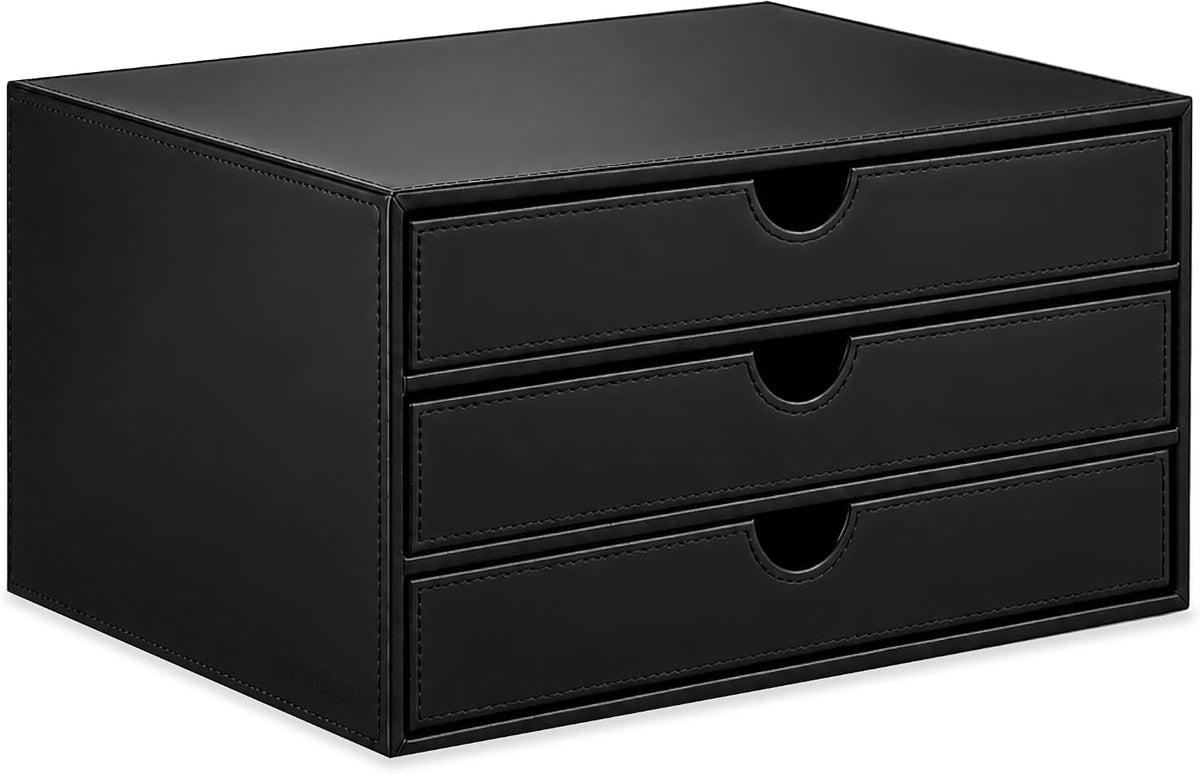 UnionBasic Document Organizer, 3-Drawer File Cabinet Document Storage Box, Of...