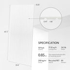 Olanglab Acoustic Wall Panels 10 Pack, 48 x 24 per Acoustic Panels Sound - Image 2