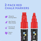 TFIVE Red Liquid Chalk Markers - Image 2