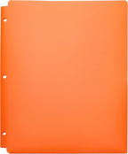Amazon Basics Plastic 3 Hole Punch Folders - Image 6