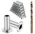 BLIKA 40 Pack Stainless Steel Protector Sleeves by BLIKA