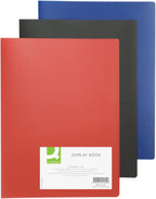 Q Connect 40-Pocket Display Book - Blue
